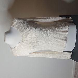 Off White Long Sleeve Sweater